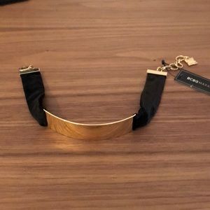 BCBG velvet choker
